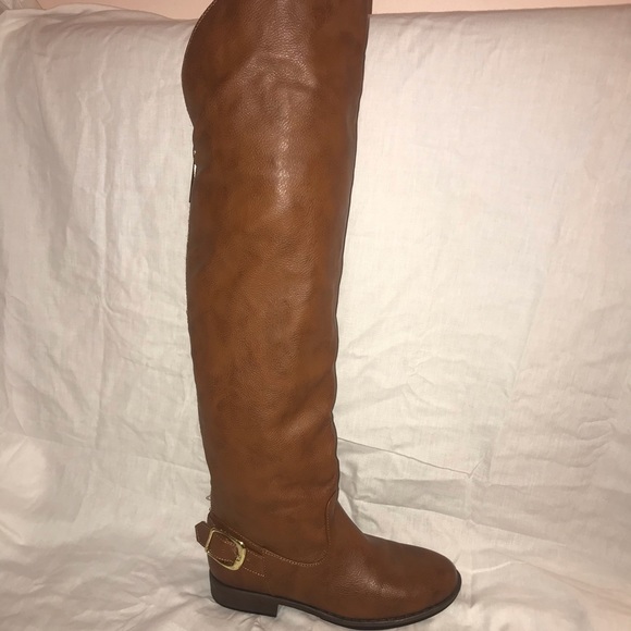 Bamboo over the knee flat boots fall winter - Picture 8 of 8